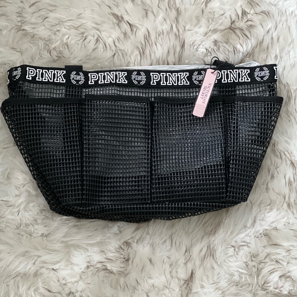 PINK shower caddy. One size fits all.